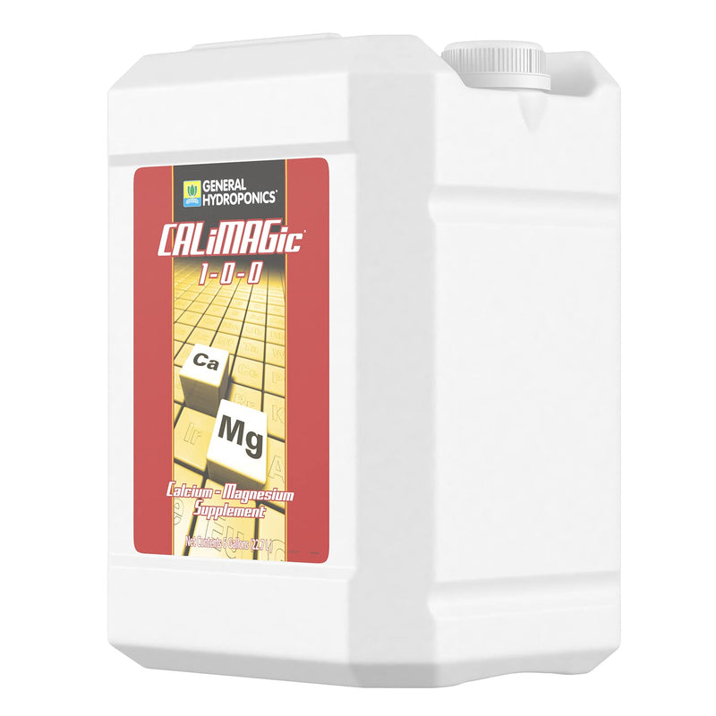 General Hydroponics CALiMAGic 1-0-0, Concentrated Blend of Calcium & Magnesium, Prevents Secondary Nutrient Deficiencies, Helps Prevent Blossom End Rot & Tip Burn, Clean, Soluble, & Will Not Clog, 6-Gallon